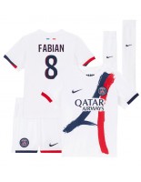 Paris Saint-Germain Fabian Ruiz #8 Bortedraktsett Barn 2024-25 Korte ermer (+ bukser)